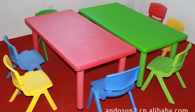 幼儿园桌子儿童桌椅清仓学习桌子升降桌子加厚幼儿园椅子塑料桌子