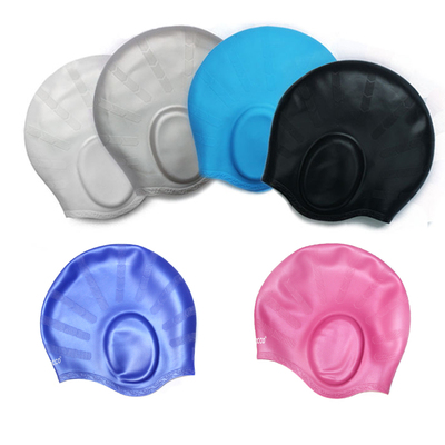 2015新款护耳硅胶防水泳帽包长发大号游泳帽男士女式款包邮通用
