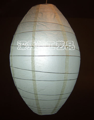 深秀阁灯具[奶白色橄榄形30X45cm]纸灯笼吊灯罩纸灯罩纯手工纸灯