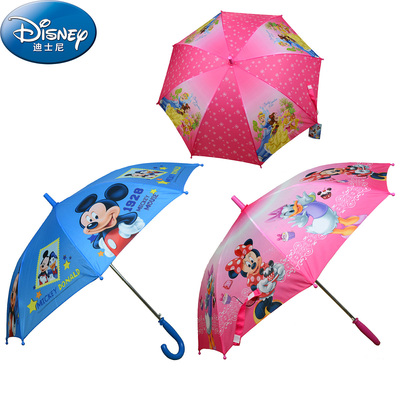 迪士尼小孩卡通公主伞长柄男自动晴雨伞宝宝伞儿童雨伞女 小学生
