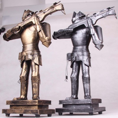 铁制中世纪士兵盔甲武士 摄影道具