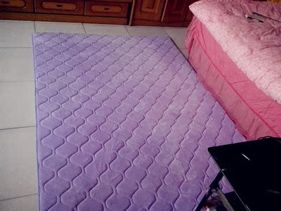 珊瑚绒记忆棉地毯客厅卧室床边瑜伽地毯电脑椅地垫隔音防潮可定做
