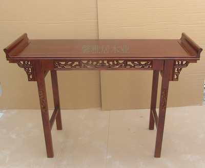 特价中式实木条案条几榆木画案木质条桌翘头案仿古玄关桌香案供桌