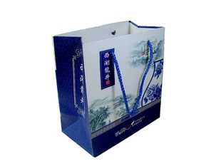 礼品袋 礼品盒 西湖龙井茶专用 茶叶手提袋 茶叶外包装袋 手拎袋