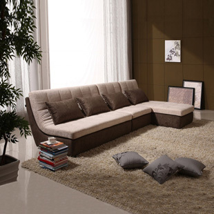 [预售] 品牌 高档 现代 客厅家具 转角 布艺沙发 组合 包邮 ts006