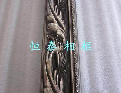 2010银色凤尾相框线条石膏线装饰线条批发十字绣相框装裱72米