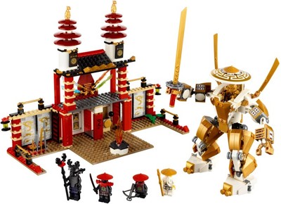 博乐幻影忍者 光明神殿 儿童益智拼装玩具 拼插积木 男孩机器人