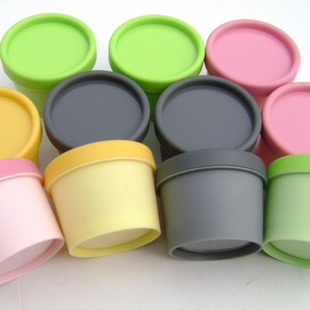 推荐100ML面膜盒分装碗 面霜盒 特制磨砂美容工具 可爱方便带盖