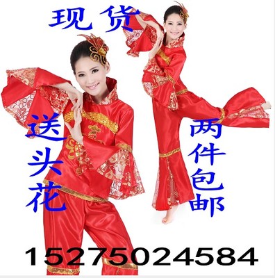 新款特价舞台藏族演出服/民族舞蹈服装/现代舞蹈服饰/合唱演出服