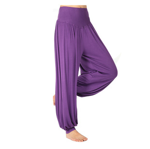 新款女莫代尔瑜伽裤舞蹈裤广场舞裤大码灯笼裤瑜伽服厂价直销