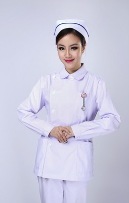 标准护士服长袖医护服 粉色工作服医师服医生服口腔科分体套装