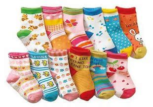 儿童袜子 宝宝防滑袜 卡通婴儿袜 婴幼儿袜0-5岁