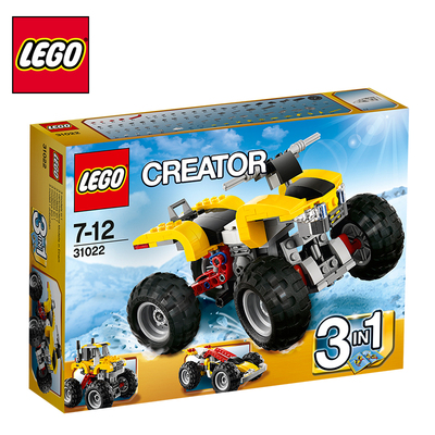 乐高LEGO 创意系列 四轮越野摩托车 儿童益智积木玩具 31022
