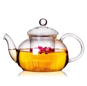 【天天特价】 耐热玻璃茶具套装 花茶壶 水壶 透明花草功夫红茶壶