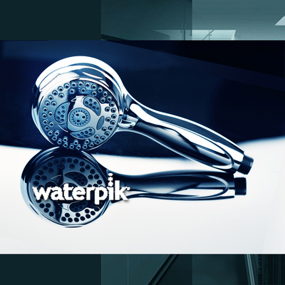 Waterpik 洁碧 六功能 源自北美风情 美国进口手持花洒 仿生设计