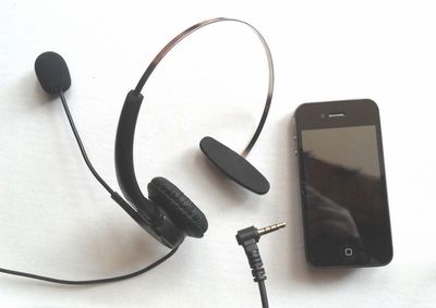 防辐射手机专用耳机适用各品牌智能手机耳麦三星苹果手机专用耳机
