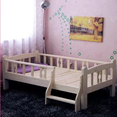 2013新款特价松木床 儿童床 婴儿床 儿童实木床 护栏 实木儿童床