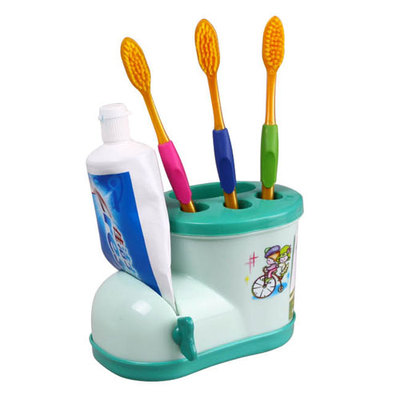 多功能牙刷架收纳靴牙刷座牙刷架创意套装可爱牙刷收纳自动挤牙膏