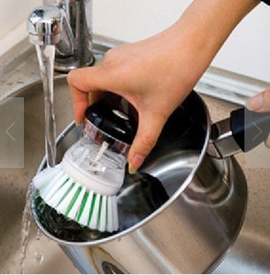 厨房用便利不沾油洗锅刷子压液洗碗清洁刷子套装组合刷锅器批发