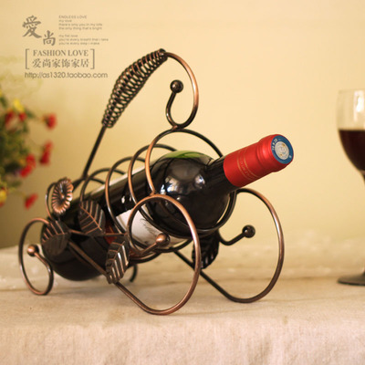 欧式创意红酒架 不锈钢色酒架 葡萄酒架 酒瓶架银色古铜色