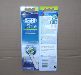 欧乐B EB18-2亮白型牙刷头 适用OC18 D30 D17 D12 D4原装正品