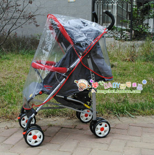 环保婴儿车罩手推车伞车罩童车防风罩防雨罩遮阳罩