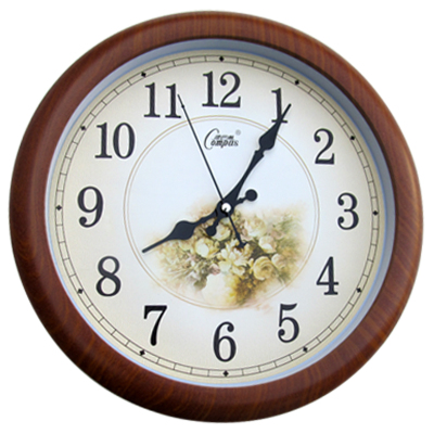 康巴丝欧式静音挂钟 客厅超14寸石英钟 田园创意大时钟电子钟表