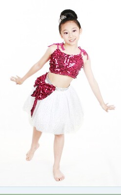 九舞儿童拉丁舞服装新款 运动练功服套装女童 秋冬少儿训练舞蹈服