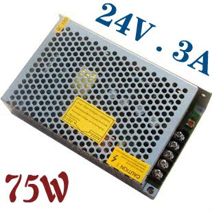 抢购 24v 3a监控电源 LED开关电源 直流电机 无极变速 调速器 75w