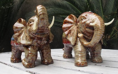 陶瓷大象大号风水摆件陶瓷大象摆件如意象商务礼品 家居镇宅招福