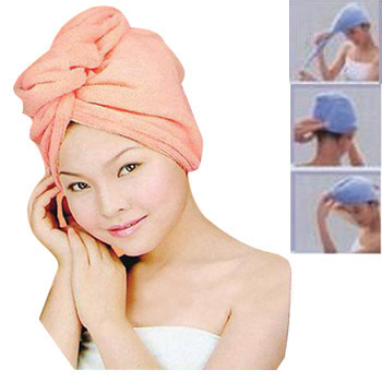 韩国神奇摩克丽干发帽 7倍快速超强吸水 湿头发三分钟搞定-无外盒