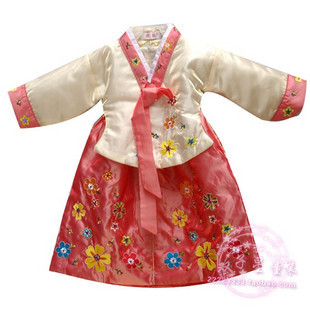 女童舞蹈韩服童装演出表演服朝鲜韩国民族传统服装大长今儿童礼服