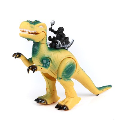 正品史前儿童电动恐龙会叫会走灯光恐龙玩具模型霸王龙小孩生日礼