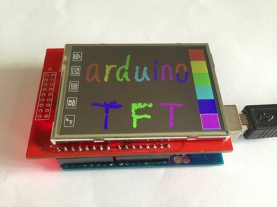 ardiuno UNO配套2.6寸TFT液晶屏触摸屏显示屏