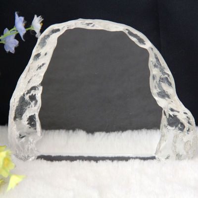 特价0941个性定制写真结婚纪念生日礼物白坯冰山DIY水晶相框照片
