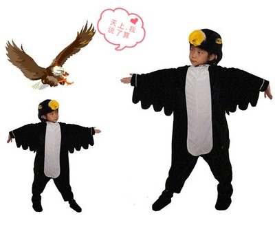 儿童老鹰动物老鹰演出服装 雄鹰头饰 老鹰造型头饰 老鹰舞台服装