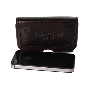 韩版潮流苹果 iphone 4穿皮带男士腰包手机包牛皮5寸单层手机套