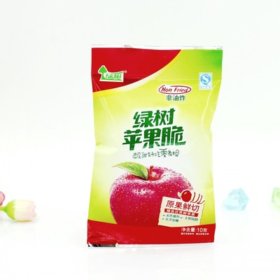 包邮 送桃脆 航空食品纯天然苹果干苹果片 绿树苹果脆10克30袋