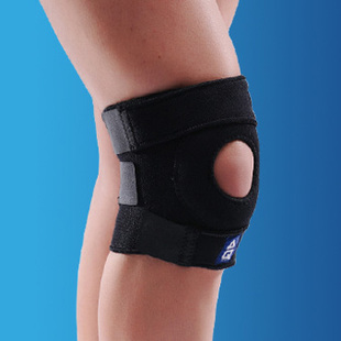 正品包邮 美国AQ专业训练运动护膝 户外登山加强固定护具  W50501
