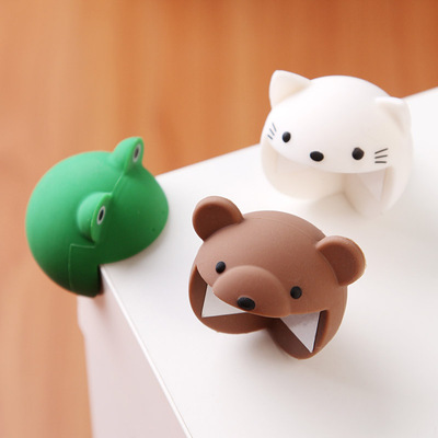 日本卡通动物造型硅胶婴儿防撞角安全软胶可爱桌角保护套加厚护角