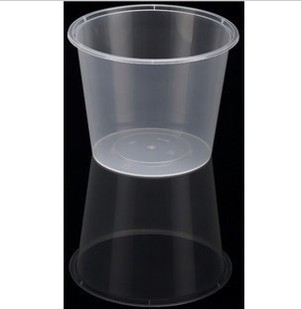 批发一次性餐盒塑料透明汤碗带盖1750ML高档圆形打包盒碗龙虾碗