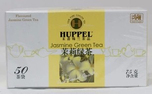 奶茶专用绿茶包 正宗斯里兰卡进口 HUPPEL禾蒲茉莉绿茶包 50小包