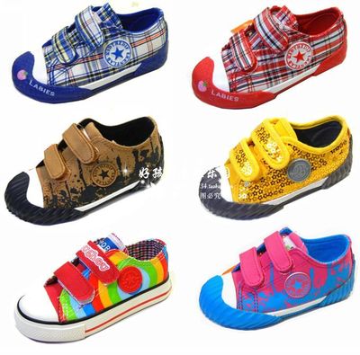 最新款 童鞋 春秋款儿童帆布鞋 高帮童鞋帆布鞋 中性款