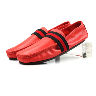 夏季休闲男士帆船鞋新款车缝线正装套脚鞋子低帮透气平跟低帮鞋