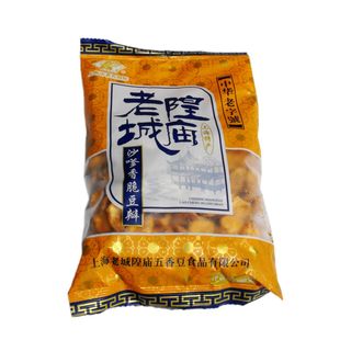 上海零食 老城隍庙牌 沙嗲香脆豆瓣 160g/袋 休闲食品