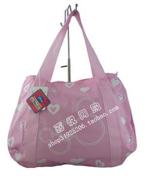 正品迪士尼米奇包包/米奇时尚休闲包MS081745B粉红色黑色可选