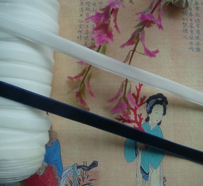 手工服装辅料 丝带 丝绒带1公分宽单面丝绒带 植绒带1元2米