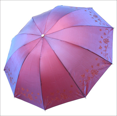 厂家直销布尔享10骨超大太阳伞防紫外线遮阳伞折叠睛雨伞包邮