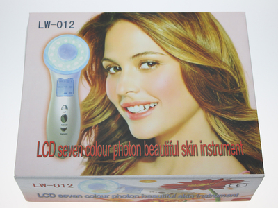 促销 LW-012 七彩光超声波美容仪 光子嫩肤仪 超声波导入美容仪