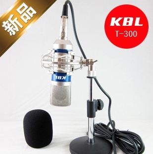 KBL T-300电容麦网络主播专用电脑K歌独立声卡录音专用话筒 包邮
